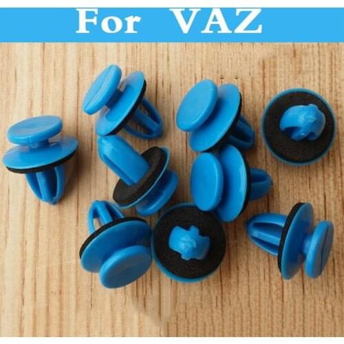 50pcs Car Bumper Fender Plastic Rivets Hole Blue For Vaz 2121 El 2106 2109 2111 Lada Kalina Largus Priora Revolution Lada 2104