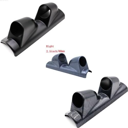 60MM Universal Auto Modified Instrument left/Right Hand Drive Meter Rack, Car Gauge Holder for 2.5-Inch Double