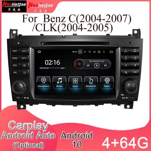 Hualingan For(8731)carplay android10.0benzc clk gps Anti-Glare car dvd plays 3G Internet or wifi connection