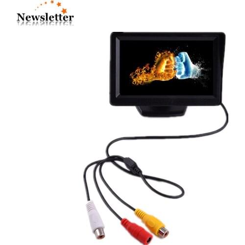 4.3inch TFT LCD car monitor for reverse camera