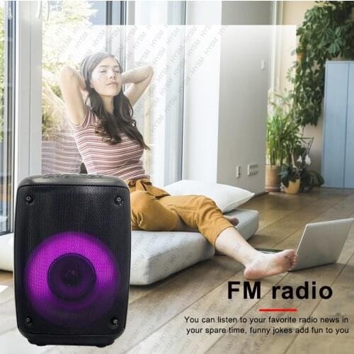 Bluetooth Speaker column Outdoor Wireless portable sound box Bass stereo subwoofer fm radio boom box tv tf usb sound bar for PC