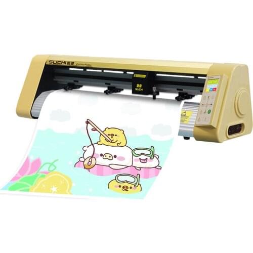 Mobile sticker cutting plotter 730mm usb driver automatic contour graphic cutting plotter