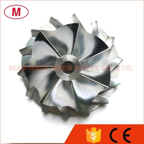 GT15-25 702549-0008 44.47/59.48mm 7+7 blades High Performance Turbo Milling/Billet compressor wheel for 724483-0003/17201-17050
