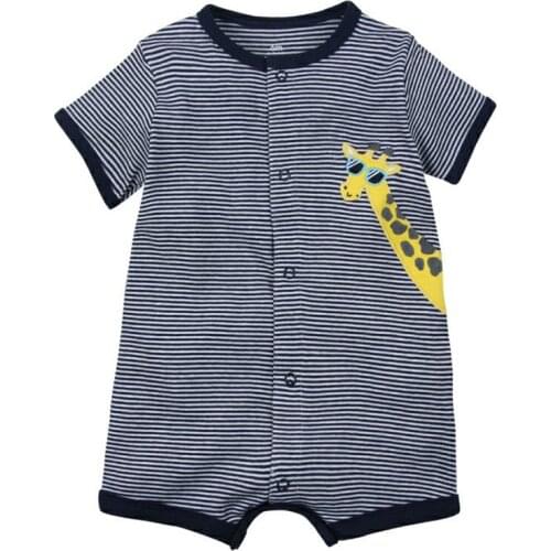 Infant Newborn Baby Boy Girls Rompers Spring Summer Baby Boys Cotton Clothes Toddler Jumpsuit Playsuit Kids Outfit 2020 New