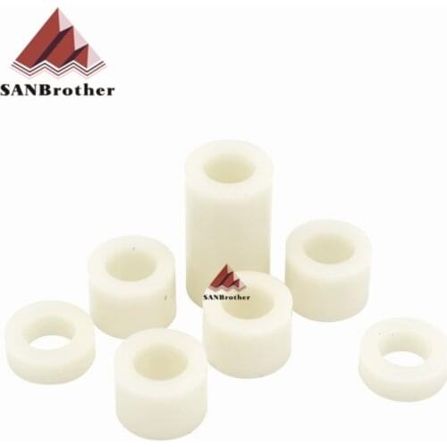 2Set/Lot Um2+ Extended Optical Axis Nylon Spacer Timing Pulley Washers Suite For Ultimaker 2 Extended+ 3D Printer Parts