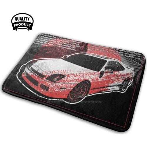 Honda Prelude 5Th Generation 1996 | Legend Jdm | History Comfortable Door Mat Rug Carpet Cushion Car Automotive Auto Tuning