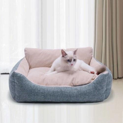 Pet Bed Double-sided Anti-slip Cat Dog Sleep Cushion Mat Dog Litter Winter Plush Pet Litter Pet Cat Mat Pet Supplies