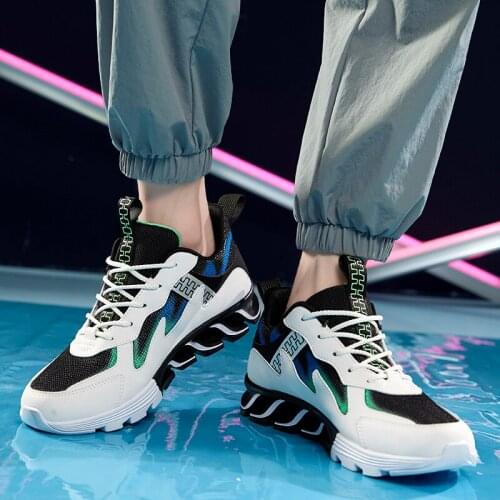 Men Sport Shoes Blade Sneakers for Man Low Top Shoes Breathable Running Shoes Simple Mens Summer Shoes 39-44 5z