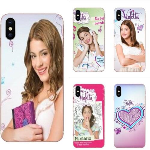 Violetta Tv Soft TPU Cover Cell Phone Cases For iPhone 11 Pro 4 4S 5 5S SE 5C 6 6S 7 8 X 10 XR XS Plus Max
