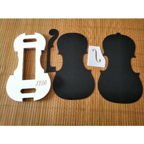 1 set 4/4 violin neck / F hole templet and Mold/Mold templet violin making tools