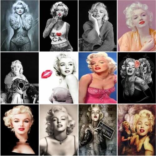 SDOYUNO Full Square/Round Diamond Painting Kits Sexy Women 5D DIY Diamond Embroidery Figure Mosaic Rhinestone Home Decor