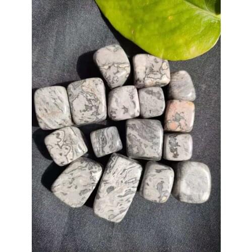 Natural Crystal Picasso Stone Home Garden Aquarium Decoration Healing Energy Quartz