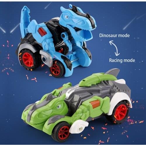 Newest Transformation Dinosaur Toys for Kids Model Deformation Vehicle Plastic Action Figures Dinosaur Truck Robot Car Boy Gifts