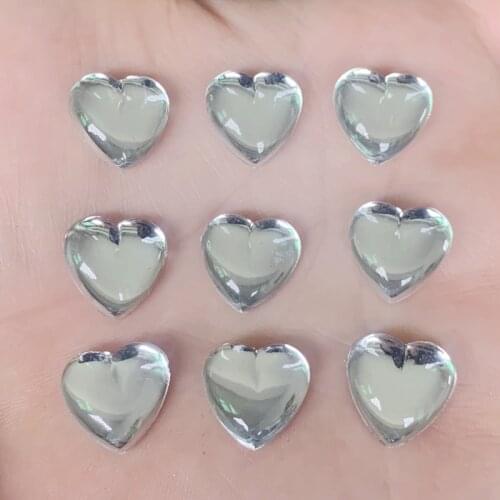 Wholesale 500PCS 14mm Clear Acryl Rhinestone Flatback Gems Strass Crystal Stones For DIY Crafts Decorations -HE47