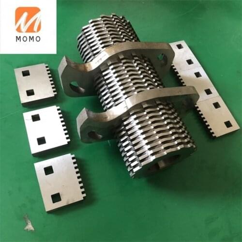 Wholesale High Quality Plastic Shredding Machine Blades Crusher Knives Double Shaft Shredder Blade