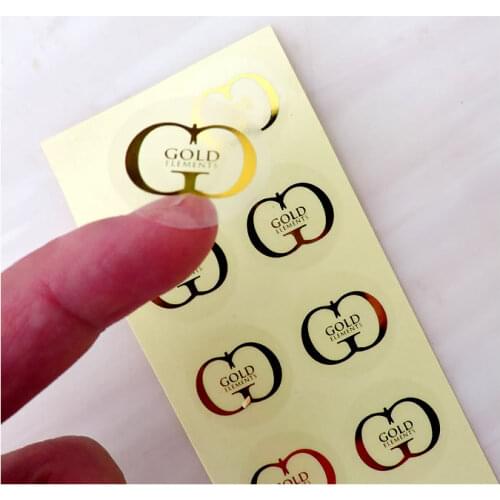 Custom printed logo PVC adhesive sticker label / customized PVC sticker