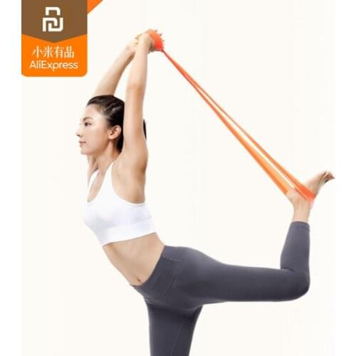 Original XIAOMI Mijia TPE Yoga Resistance Mi Bands Exercise Strap High Elasticity Band Skin Friendly Training Fitness Equipment