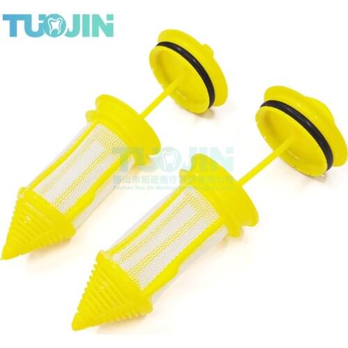 2pcs Dental Valve Strong Suction Weak Suction Dentist Chair Unit Filter Dental Water Filter Dentistry Therapy Materials