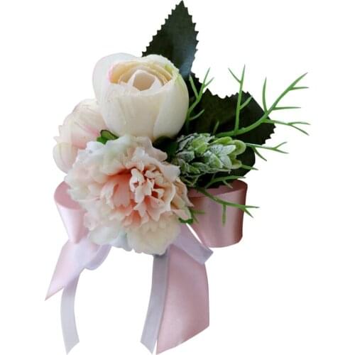 Wedding Corsage Family Bridal Groom Bridesmaid Boutonniere Broach Pin