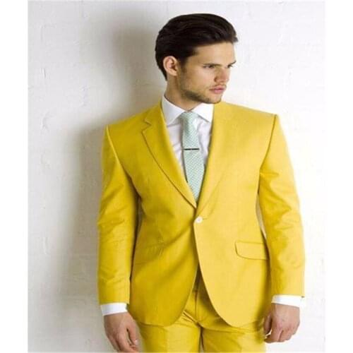 Wedding Suits For man Handsome Groom Tuxedos One Button Slim Fit Formal Best Man Party Prom Dress(Jacket+Pants+tie)