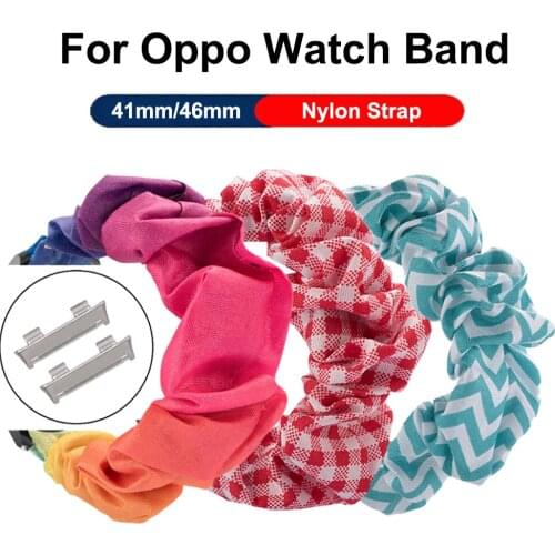 Fabric Elastic Watch Straps Watchband for Oppo Watch 41mm46mm Strap for Oppo Watch Strap Accessories Band Unisex Sport Bracelet