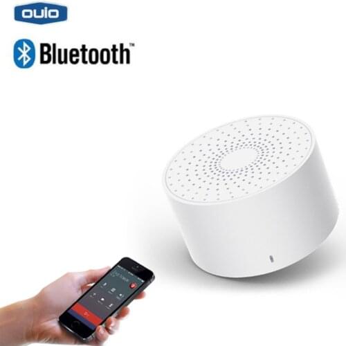 Smart Home Mini Bluetooth Audio LED Stereo Subwoofer Speaker Support Answering Calls and Smart Voice Remote Control Music Player
