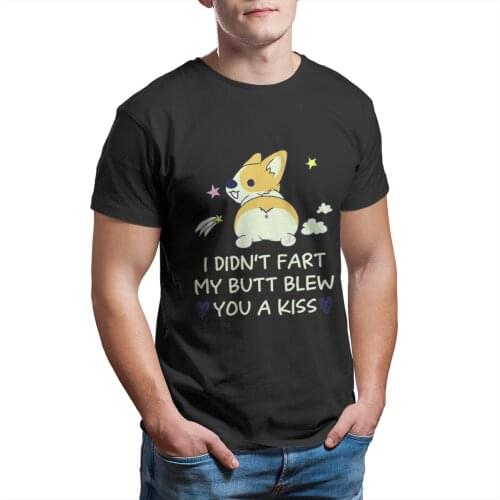 I Didnt Fart My Butt Blew You A Kiss Funny T-Shirt Essentials Black Couples Punk Gothic Style Red Short Sleeve Anime Tees 8717