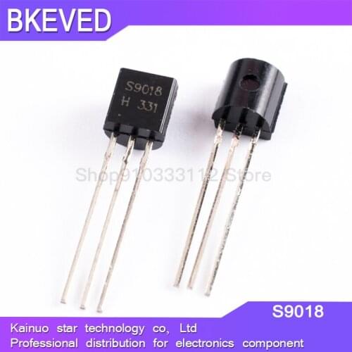 100PCS S9018 TO-92 9018 TO92 new triode transistor