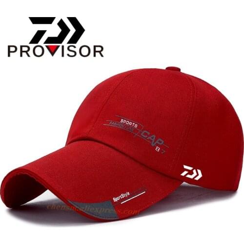 DAIWA 2021 Fishing Quick Dry Sports Baseball Cap Sun UV Proof Hat Space Peaked Cap Women Men Outdoor Street Hiphop Hats Golf Cap