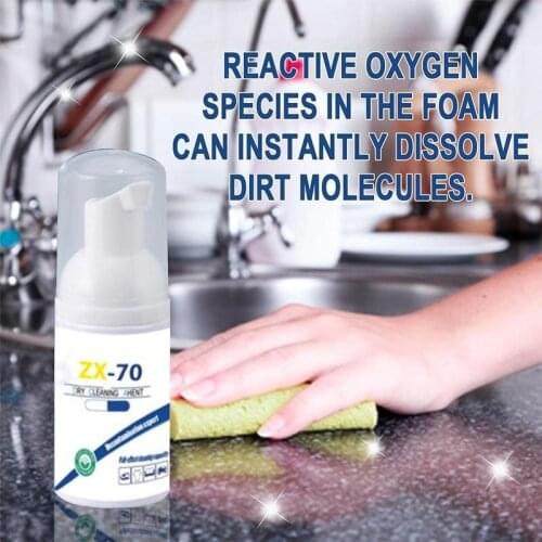30/100ml Foam Cleaner Multifunction Sofa Clothing Shoes Bags Detergent Waterless Household Cleaning Spray Foam Cleaner