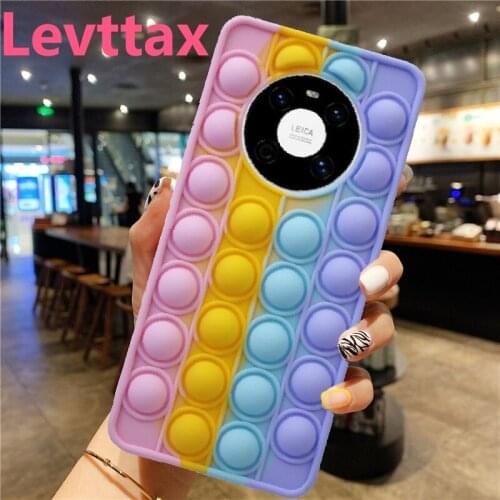 3D Push Relive Stress Case For Huawei Mate 30 Soft Silicone Cover for Huawei 40 Pro Nova 3 3i 4 5 Pro 6 7 8 SE P30 P40 lite