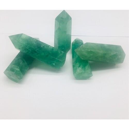 6-7cm Natural fluorite crystal crystal rod point healing 1pc