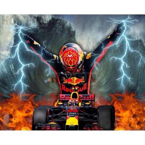 Diamond Painting Karting Figure Square Diamond Round Diamond Decoration Customizable Wall Art Decoration for Living Room