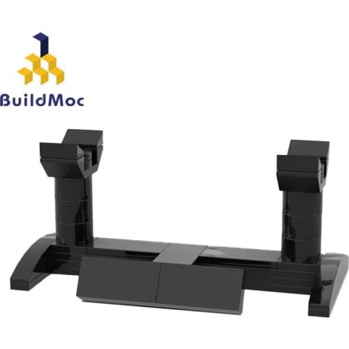 Buildmoc Movie Star Plan Lightsaber Stand Holder 48PCS Bricks MOC Model Building Blocks Toys for Children DIY Toy Kids Gifts