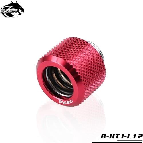 BYKSKI OD12mm Hard Tube Fitting / Hand Compression Fitting G1/4'' Threading Accesspries Fitting use for 8/12mm 10/12mm Hard Tube