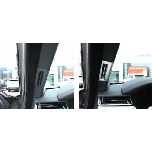 For Land rover Range Rover VELAR 2017 ABS Matte Interior Air outlet decoration Accessories 2PCS