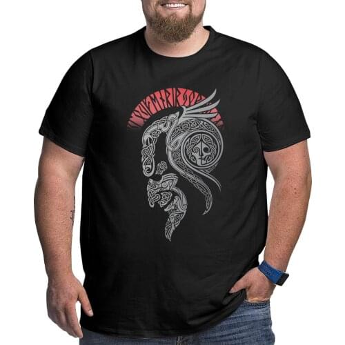 Mens Lokis Kids Vikings Valhalla Odin T Shirt Cotton Clothes Funny Big Tall Tees Plus Size Big Size Large 4XL 5XL 6XL T-Shirts