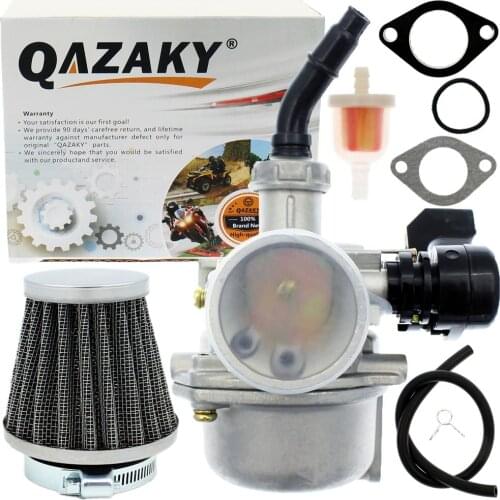 Carburetor PZ19 Air Filter Fuel Filter 50cc 70cc 90cc 110cc 125cc ATV Quad Scooter Go Kart Moped Mini Pit Dirt Pocket Super Bike