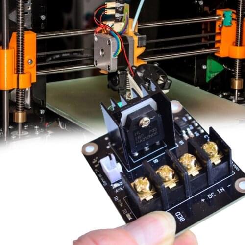 3D Printer hotbed of MOSFET expansion module inc 2pin Compatible A6 Black A2 For Anet A8 lead L5M9