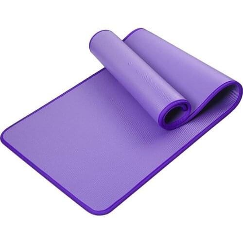 New 10mm Thickened Non-slip 183cmX61cm Yoga Mat NBR Fitness Gym Mats Sports Cushion Gymnastic Pilates Pads With Yoga Bag & Strap