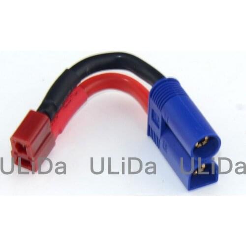 Male Losi EC5 to Female Deans T-Plug Connector Adapter E-Flite Tenergy