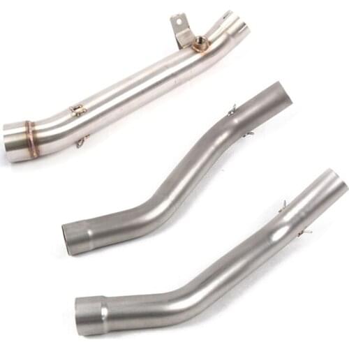Slip on For KAWASAKI ZX 10R ZX10R ZX-10R 2004 2008 2018 Motorcycle Exhaust Escape Muffler Middle Contact Pipe Full System