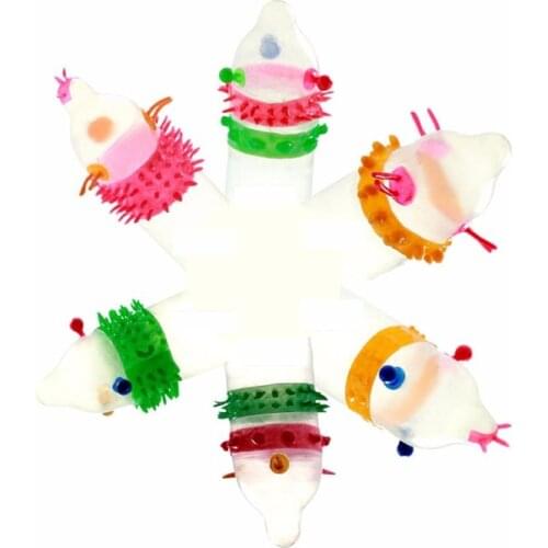 Adult Sensitive Orgasm Natural Latex Dotted Ribbed Stimulate Vaginal Ultra Thin Condoms Sex Products Hot Selling