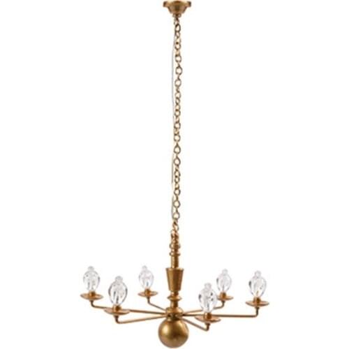 1Set Scaled Model Toy Gift for Toddler Dollhouse Furniture Set Vintage Miniature Ceiling Lamp Interactive Play House