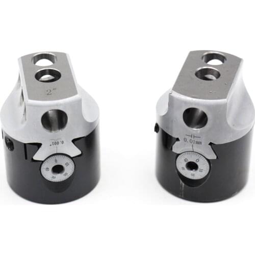 1pcs 2inch 50mm F1 Boring Head 12mm Lathe Boring Bar Milling Holder For MT2 MT3 R8 NT30 NT40 C20 Shank Milling Machine Tool