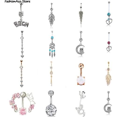1pc Belly Button Piercings Sexy Navel Piercing Belly Button Rings Nombril Ear Piercings Ombligo Navelpiercing Body Jewelry