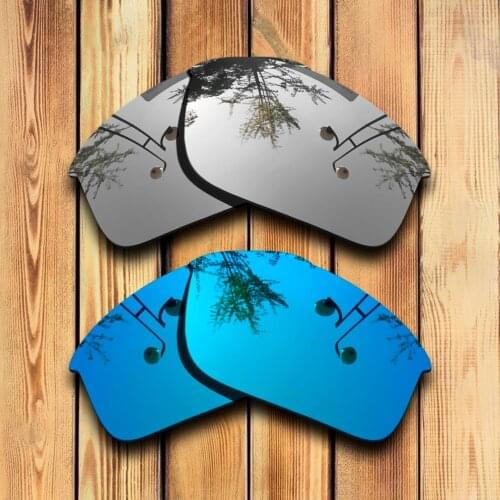 100% Precisely Cut Polarized Replacement Lenses for Bottle Rocket Sunglasses Chrome & Blue Combine Options