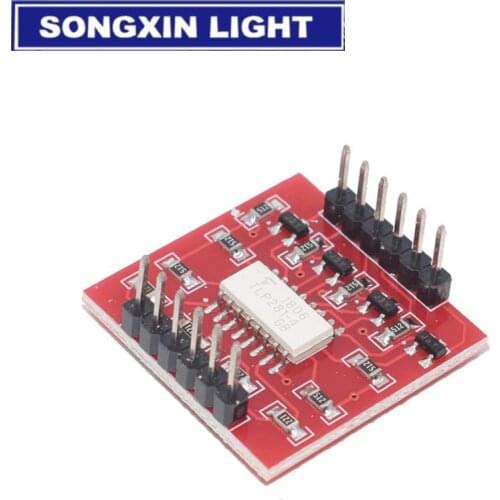 10PCTLP281 4 CH 4-Channel Opto-isolator IC Module For Arduino Expansion Board High And Low Level Optocoupler Isolation 4 Channel