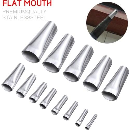 14pcs Stainless Sealant Nozzles Caulking Finishing Kit Construction Applicator Finisher Nozzle For Caulking Gun Tool Parts
