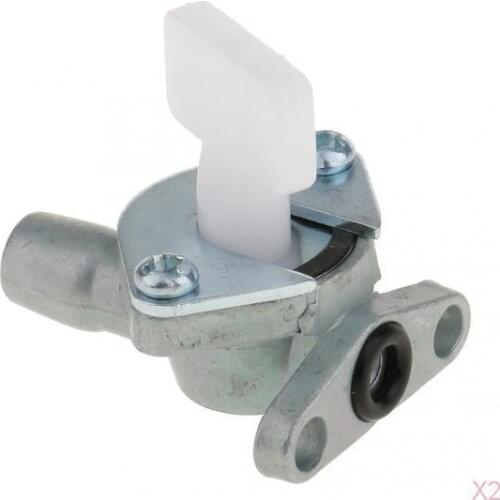 2 Pieces Carburetor Fuel Oil Valve On/Off Switch for 49cc ATV Dirt Bike Motorbike 2 Stroke Engine